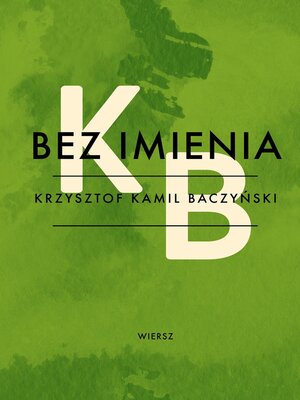cover image of Bez imienia